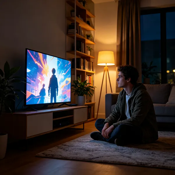 Which has the better anime library?