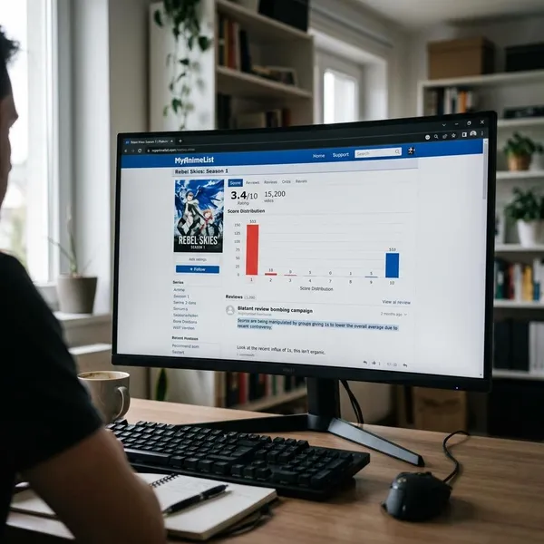 what anime were review bombed on mal